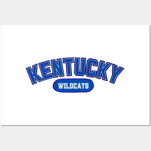 Faux Embroidered Kentucky Posters and Art